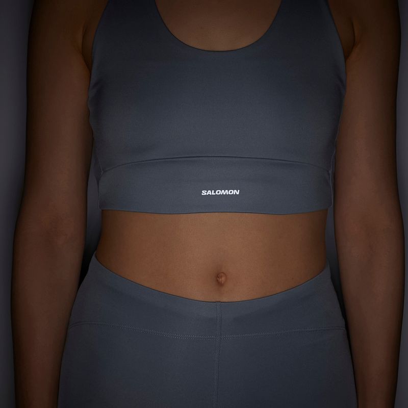 Reggiseno sportivo Salomon SHAKEout Core trade winds 4