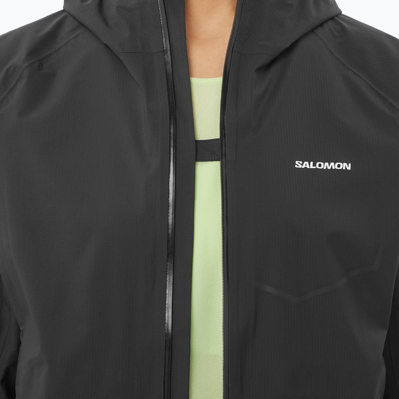 Giacca da running da donna Salomon Bonatti Waterproof deep black 4
