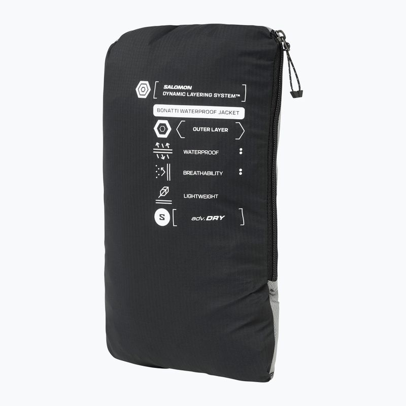 Giacca da running da donna Salomon Bonatti Waterproof deep black 8