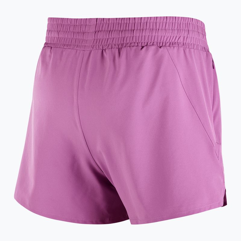 Pantaloncini da corsa da donna Salomon Shakeout Core 2IN1 4 "iris orchid" 5
