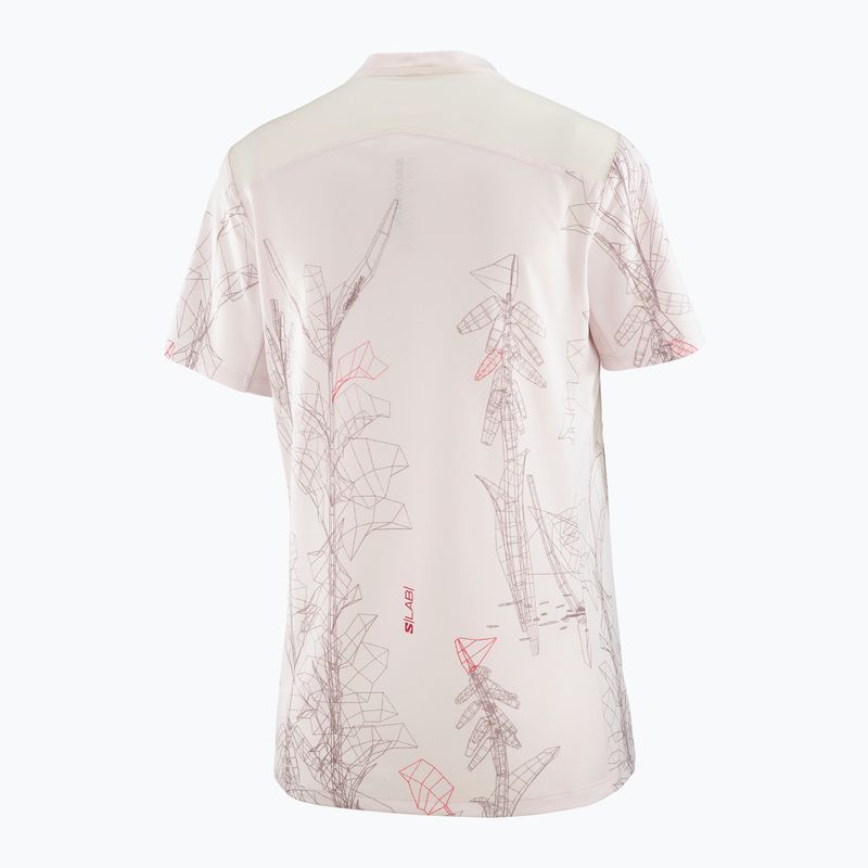 Maglietta da running da donna Salomon S/Lab Ultra Tee Aop lilac ash 5