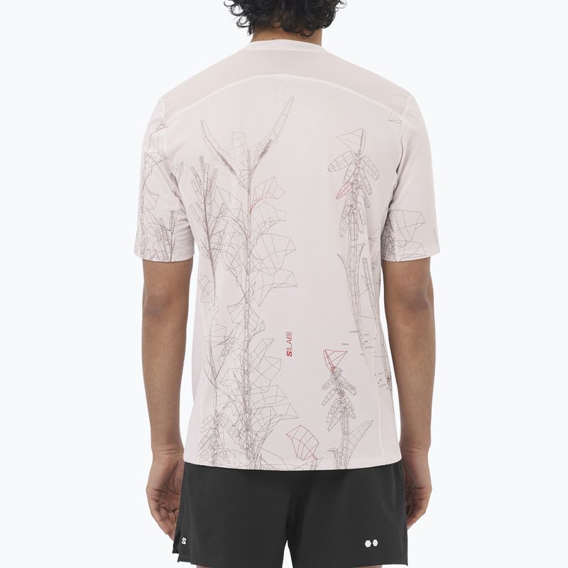 Maglietta da running da uomo Salomon S/Lab Ultra Tee Aop lilac ash 2