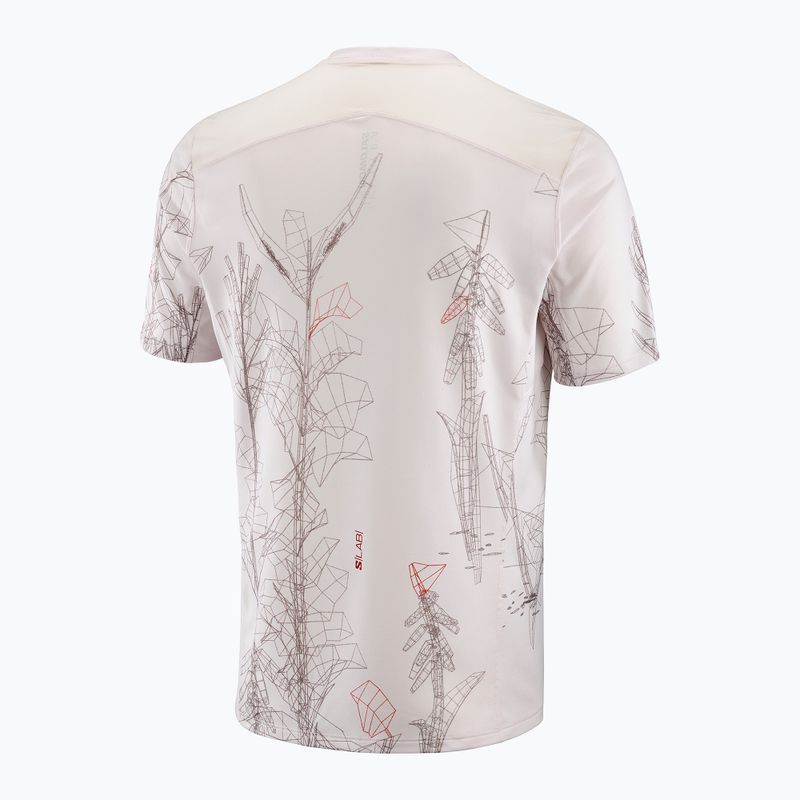 Maglietta da running da uomo Salomon S/Lab Ultra Tee Aop lilac ash 5