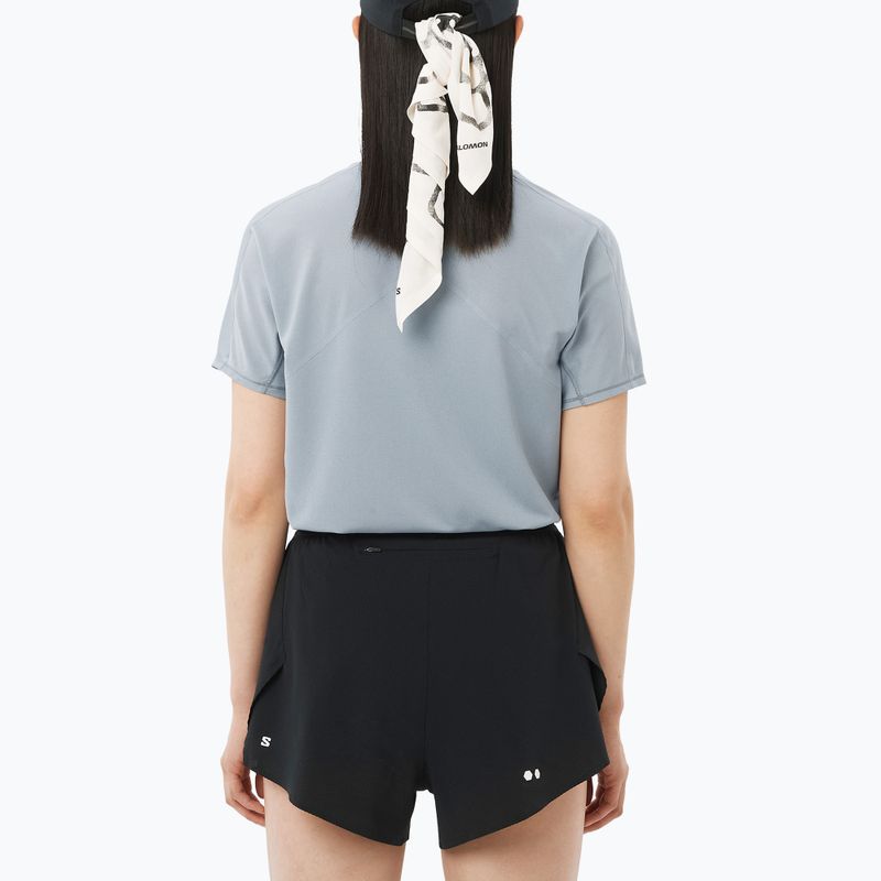 Maglietta da corsa da donna Salomon Sense Aero SS Tee GFX trade winds 2