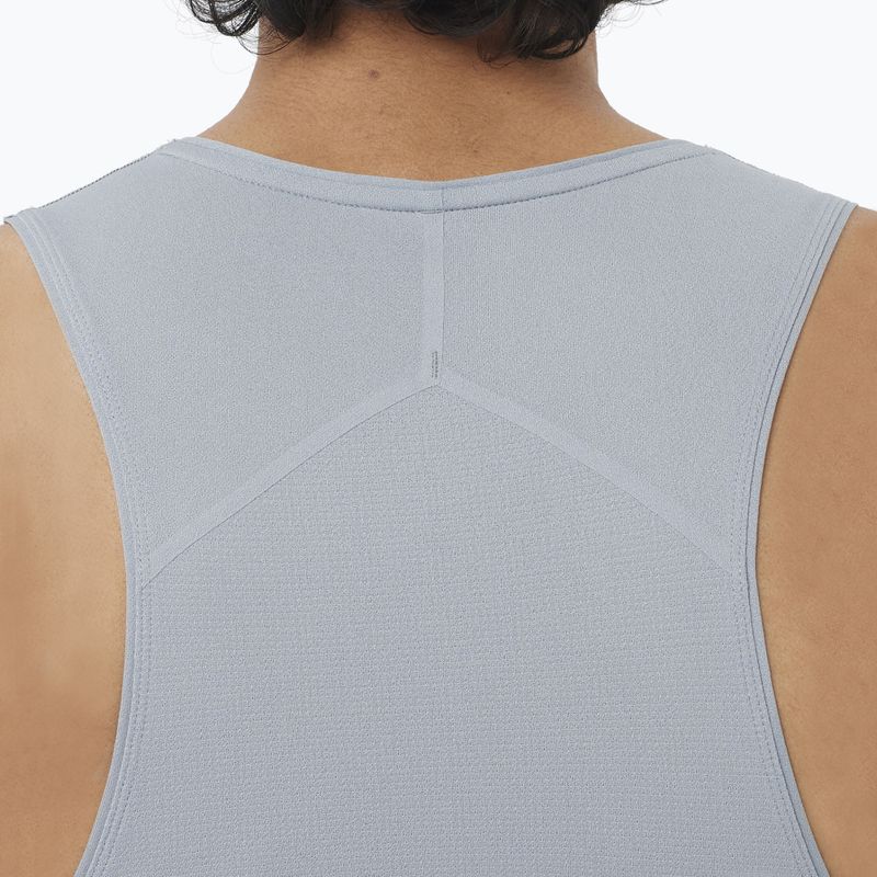 Canotta da corsa da uomo Salomon Sense Aero Singlet GFX trade winds 3