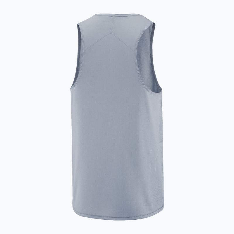 Canotta da corsa da uomo Salomon Sense Aero Singlet GFX trade winds 5
