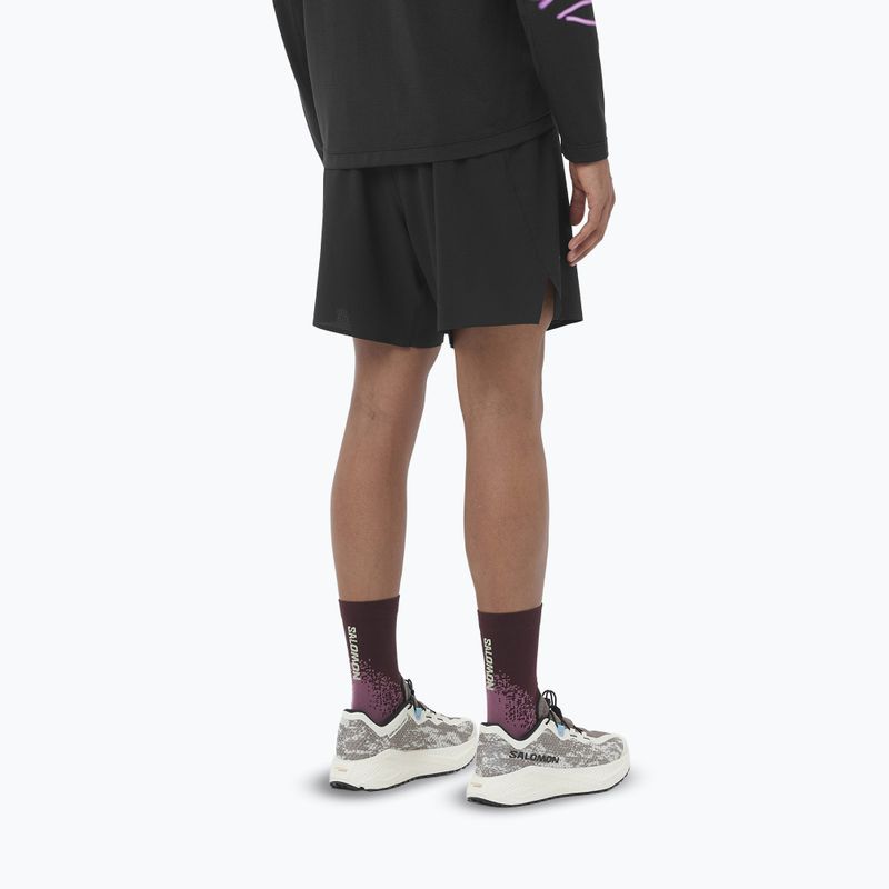 Pantaloncini da running da uomo Salomon Sense Aero 7" deep black 2