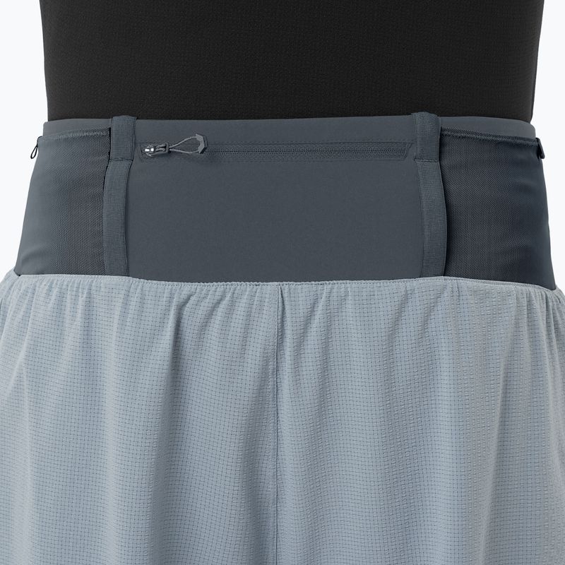 Pantaloncini da corsa da uomo Salomon Sense Aero 2IN1 5 "trade winds" 4