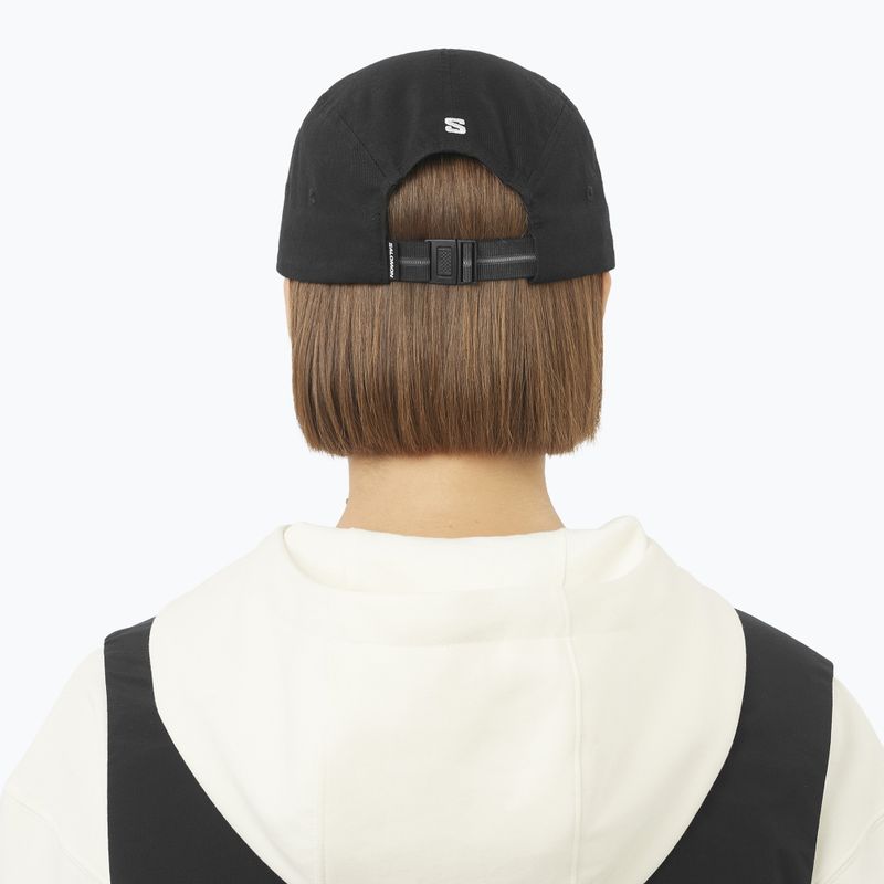 Cappellino con visiera Salomon Wild Rays 5 Deep black panel 3