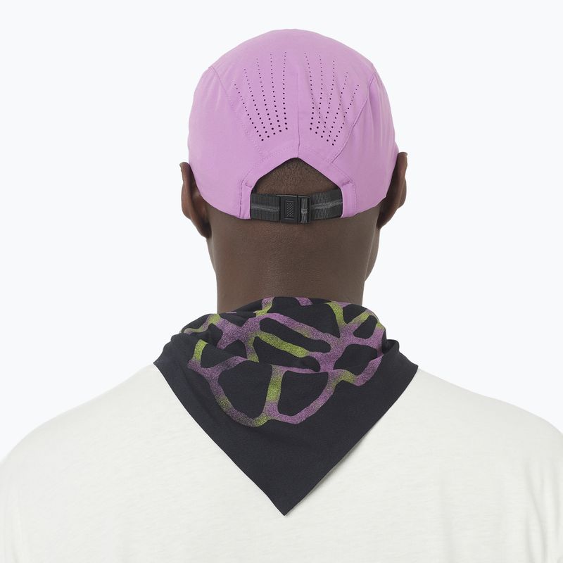 Cappellino con visiera Salomon Shakeout iris orchid 5