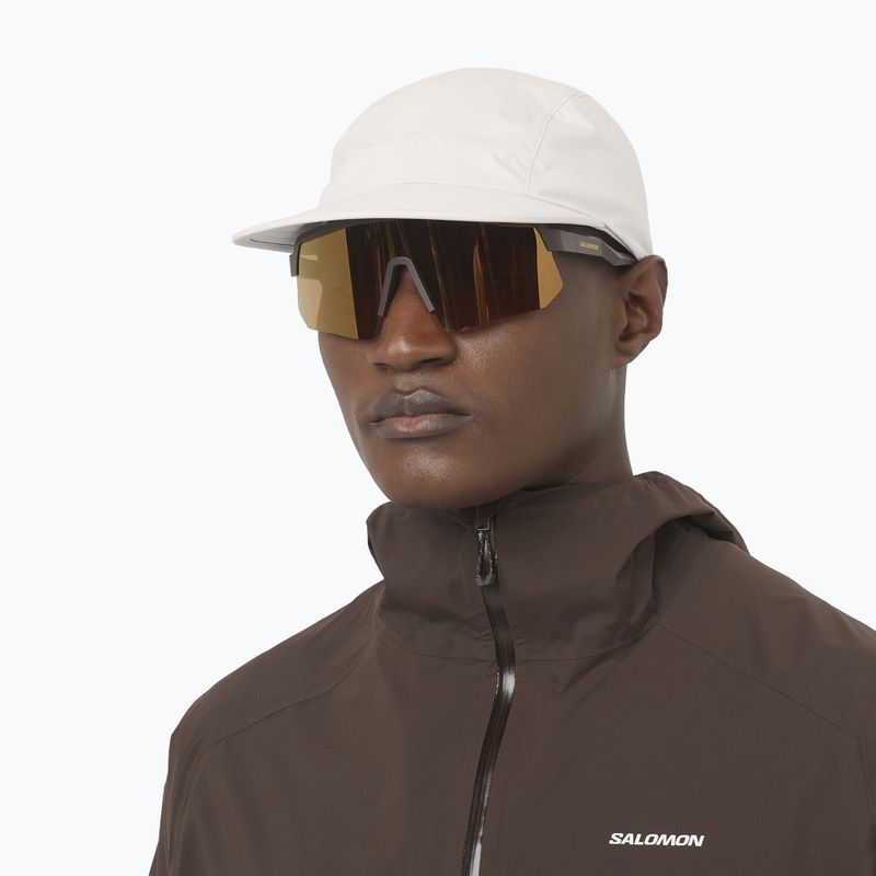 Cappellino con visiera Salomon Bonatti Pro 5 Panel whisper white 4