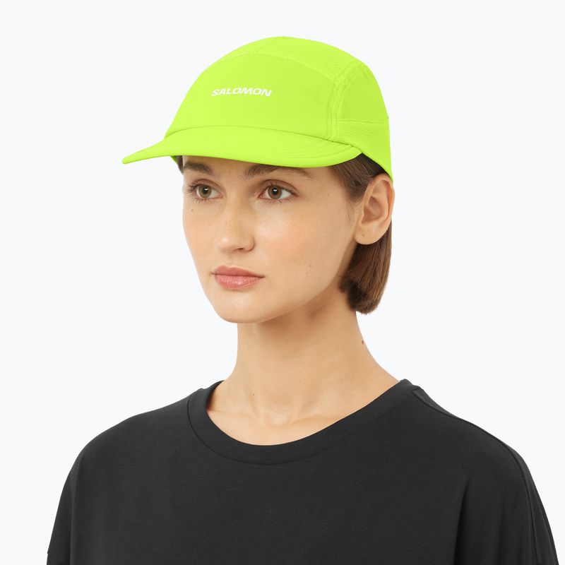 Cappellino con visiera Salomon Sense Aero acid lime 2