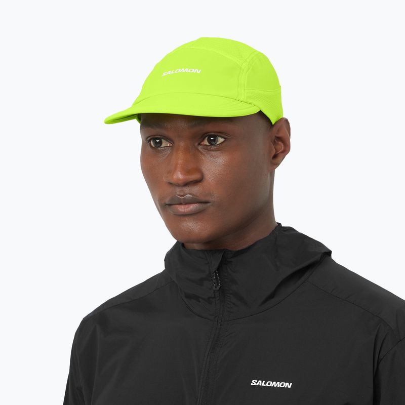 Cappellino con visiera Salomon Sense Aero acid lime 4