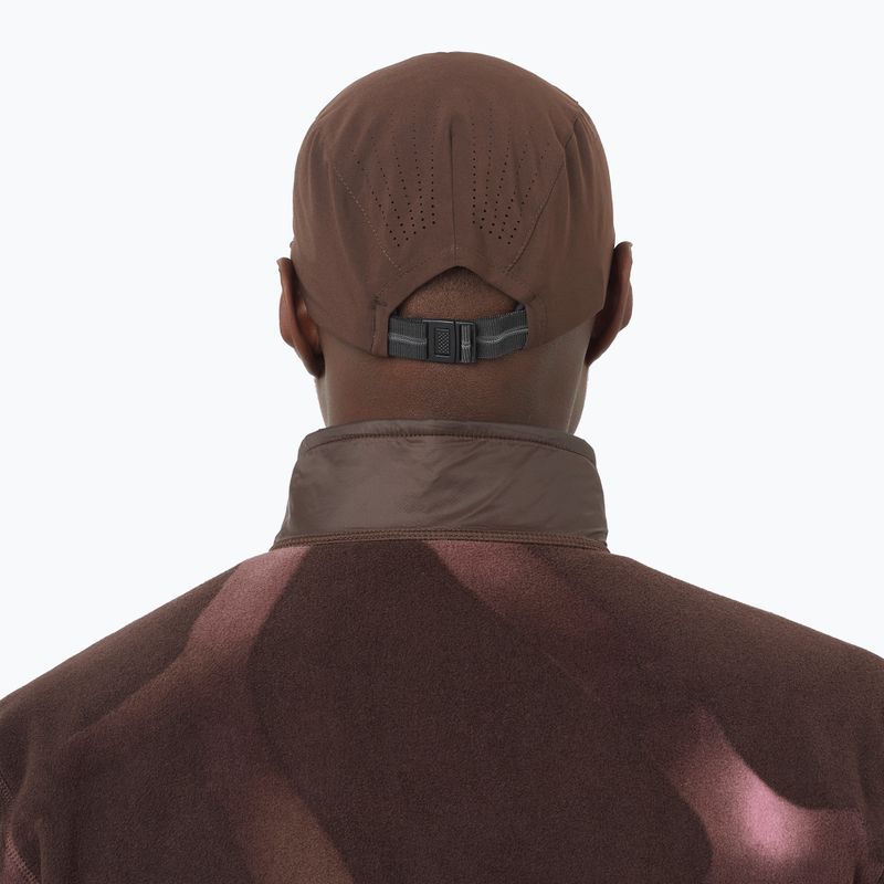 Cappellino con visiera Salomon Shakeout coffe bean 5