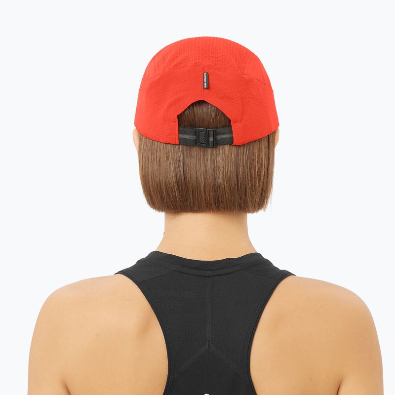 Cappellino con visiera Salomon Sense Aero fiery red 3