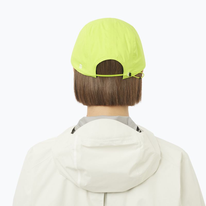 Cappellino con visiera Salomon Bonatti Pro 5 Panel acid lime 3