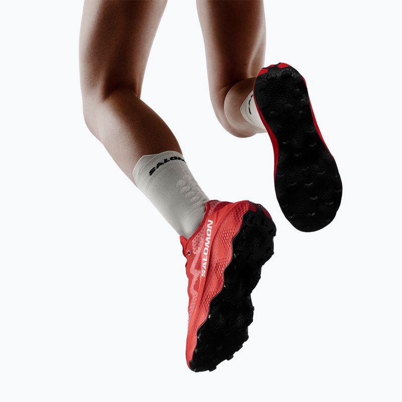 Scarpe da running da uomo Salomon S/LAB Ultra Glide 1.5 white/fiery red/black 8