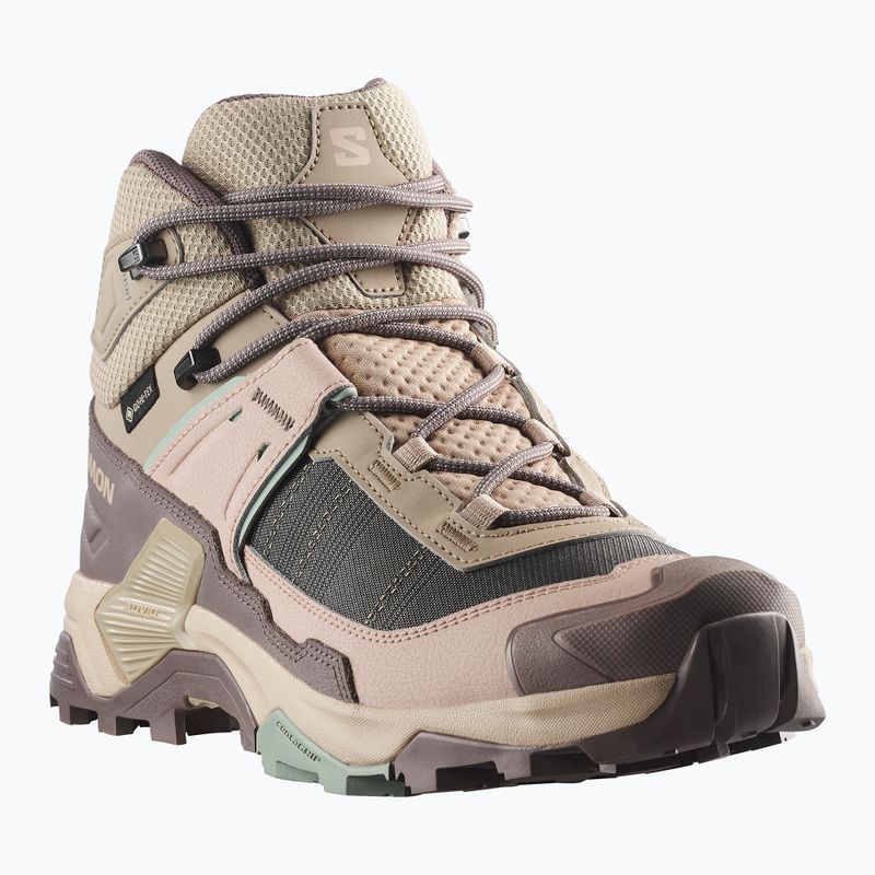 Scarpe da trekking da donna Salomon X Ultra 5 MID GTX iron/dsrtan/gre 3