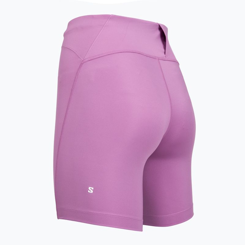 Pantaloncini da corsa da donna Salomon Shakeout Core Tight 6" iris orchid 3