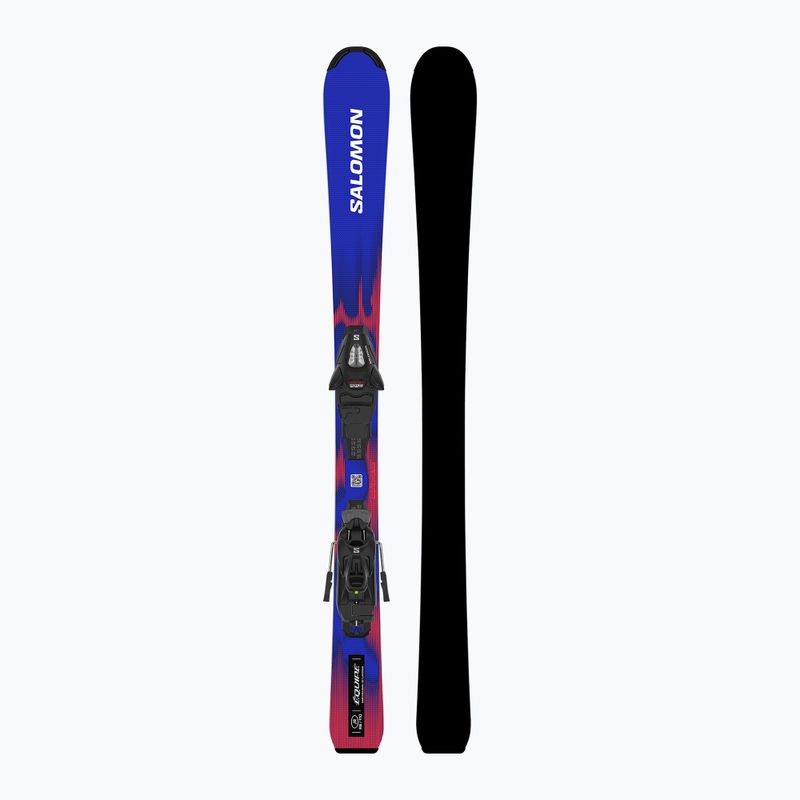 Sci alpini da bambino + attacchi Salomon Equipe Jr S + C5 GW race blue/equipe red 3