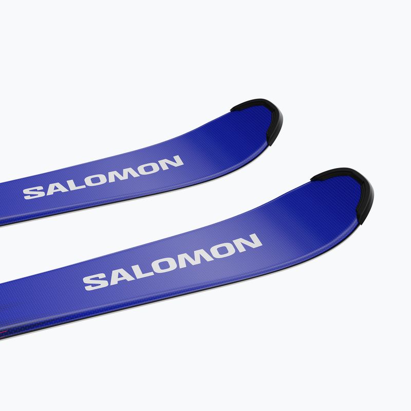Sci alpini da bambino + attacchi Salomon Equipe Jr S + C5 GW race blue/equipe red 5