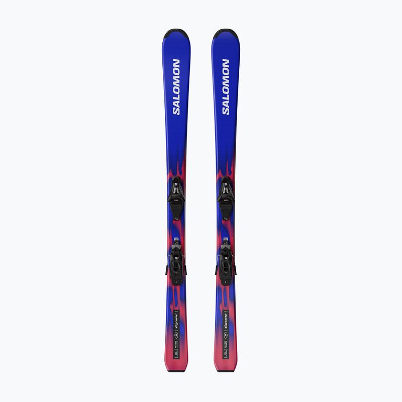 Sci alpini da bambino + attacchi Salomon Equipe Jr M + C5 GW race blue/equipe red