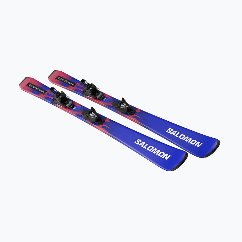 Sci alpini da bambino + attacchi Salomon Equipe Jr M + C5 GW race blue/equipe red 4