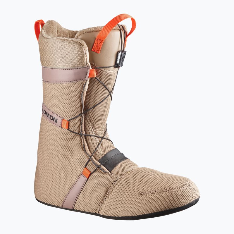Scarponi da snowboard uomo Salomon Launch Boa SJ Boa kelp/brown lentil/dragon fire 4
