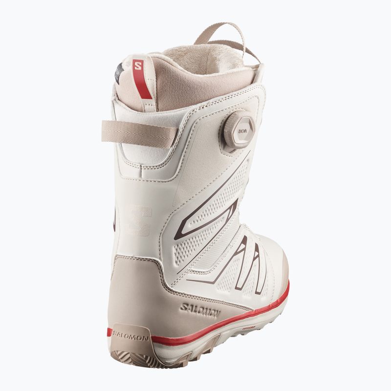 Scarponi da snowboard donna Salomon Ivy Boa SJ Boa W almond milk/white pepper/haute red 3