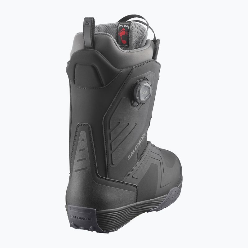Scarponi da snowboard uomo Salomon Dialogue Dual Boa Wide black/black/asphalt 2