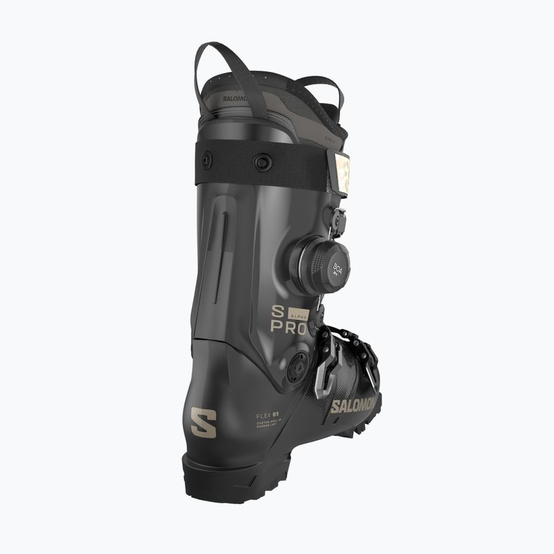 Scarponi da sci donna Salomon S/Pro Alpha C Boa 85 W black/dark gray met./light bronze met. 2