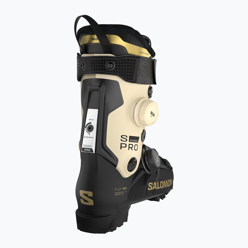 Scarponi da sci donna Salomon S/PRO Supra Dual Boa 105 W black/ birch/gold met 2