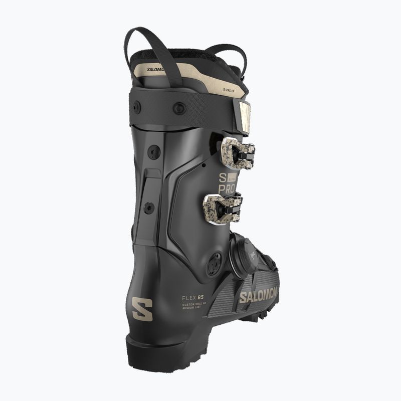 Scarponi da sci donna Salomon S/PRO Supra S Boa 85 W black/beluga met/light bronze met 2