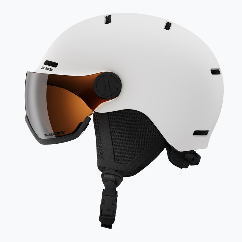 Casco da sci per bambini Salomon Orka Visor Jr S2 white 3