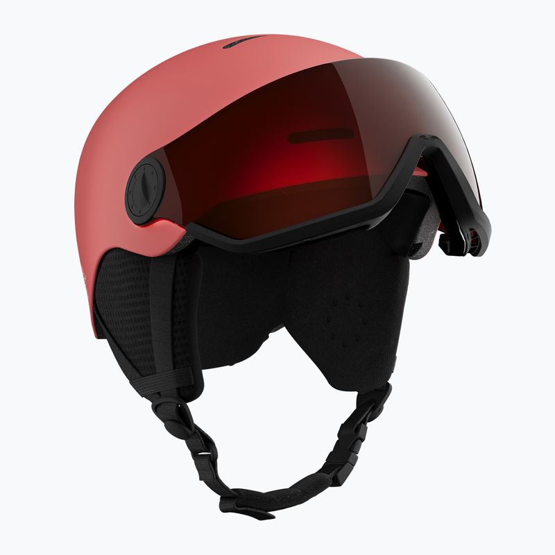 Casco da sci per bambini Salomon Orka Visor Jr S2 sun kissed coral 2