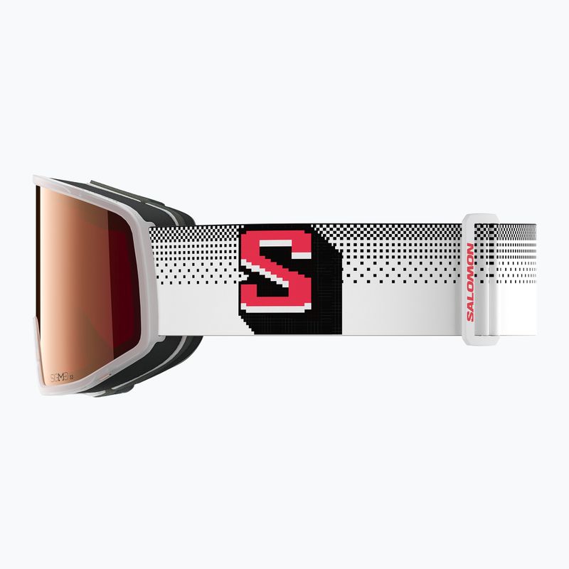 Maschera da sci Salomon Sentry Pro Sigma S3 translucent frozen/sigma fire red 4