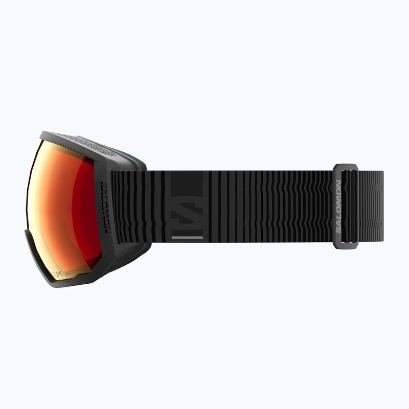 Maschera da sci Salomon Radium Pro Outline Sigma Photo S1-S3 black/sigma photo poppy red 4