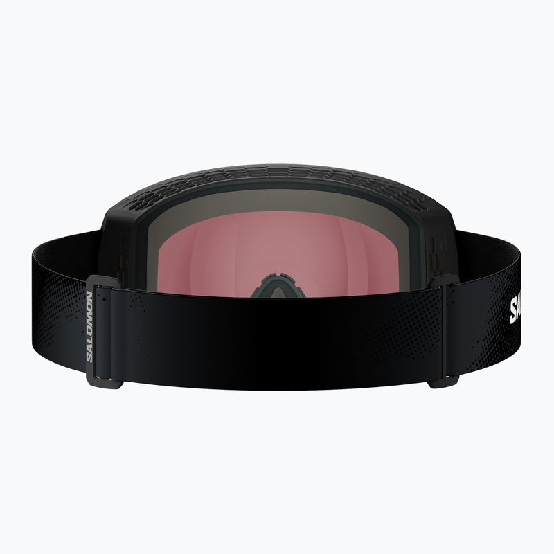Maschera da sci Salomon Radium Pro Outline Sigma S3+S1 black/sigma fire red/sigma light blue 3