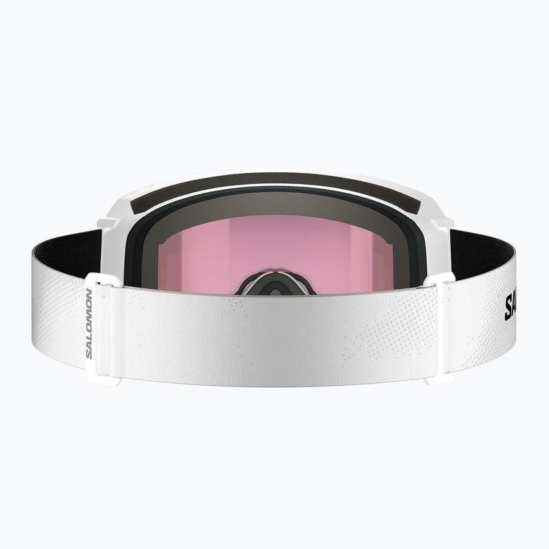 Maschera da sci Salomon S/View 3 S2 white/ml lruby 3