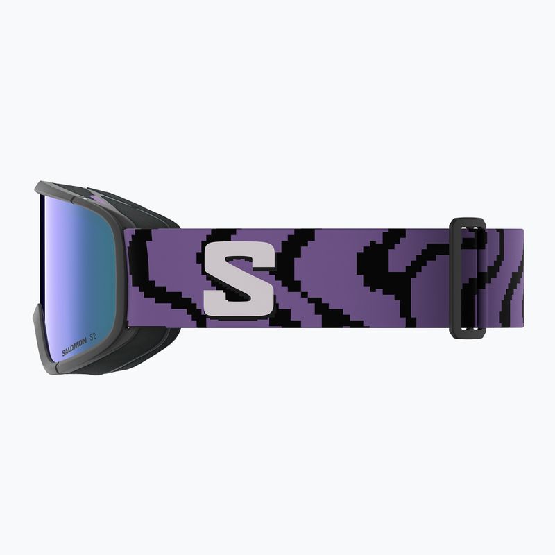 Maschera da sci Salomon Aksium 2.0 S S2 black pansy/ml mid blue 4