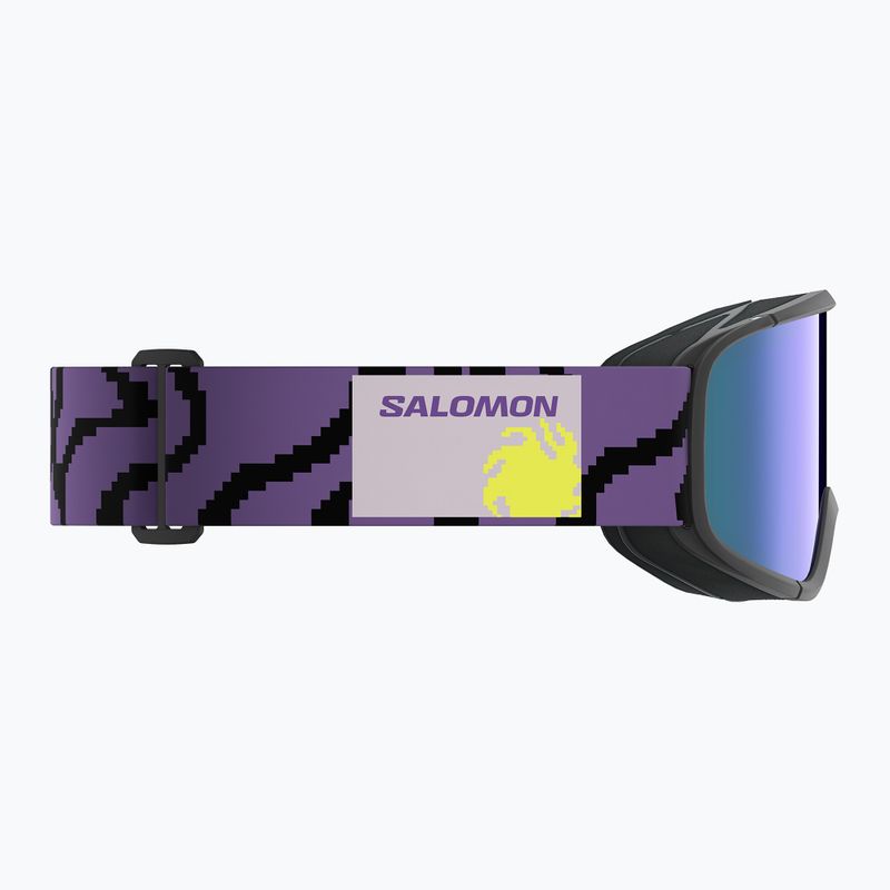 Maschera da sci Salomon Aksium 2.0 S S2 black pansy/ml mid blue 5