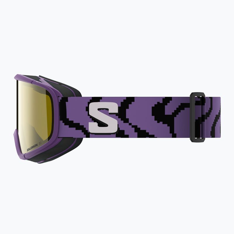 Maschera da sci per bambini Salomon Lumi Acces Jr S1 pansy/flash yellow 4