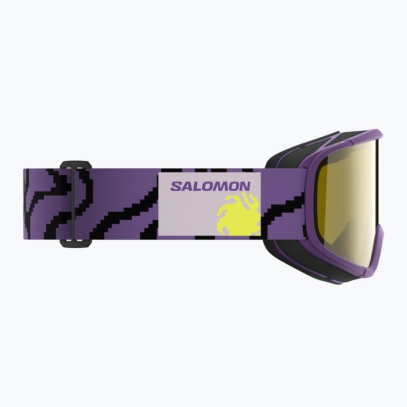 Maschera da sci per bambini Salomon Lumi Acces Jr S1 pansy/flash yellow 5