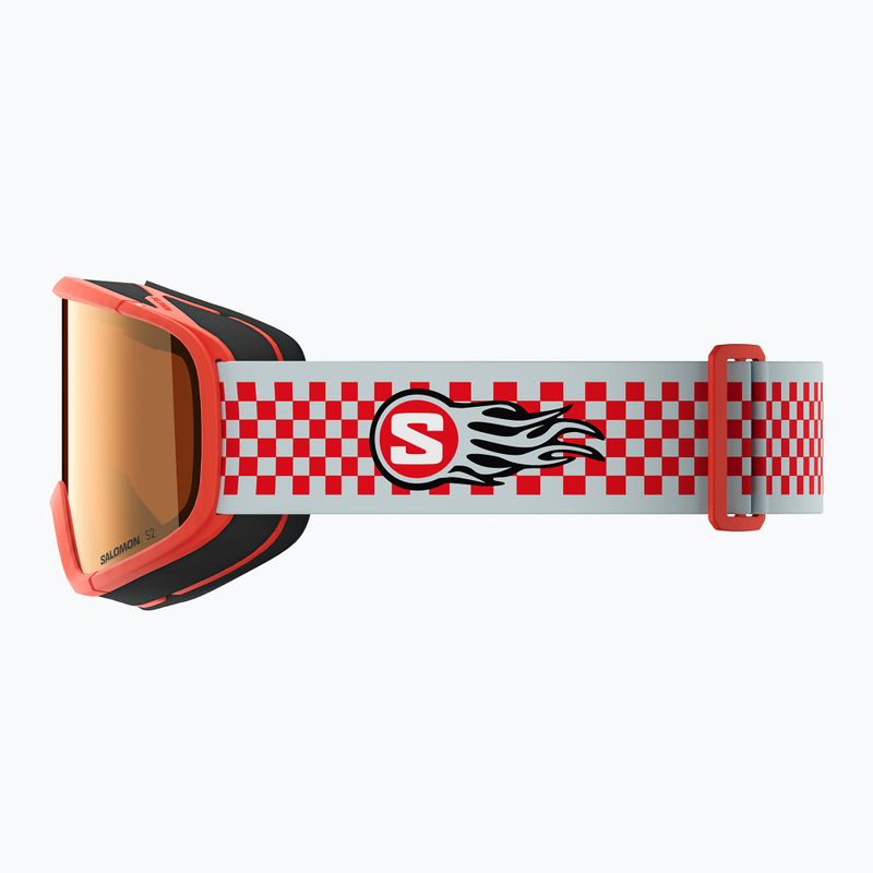 Maschera da sci per bambini Salomon Rio S2 cherry tomato/flash tonic orange 3