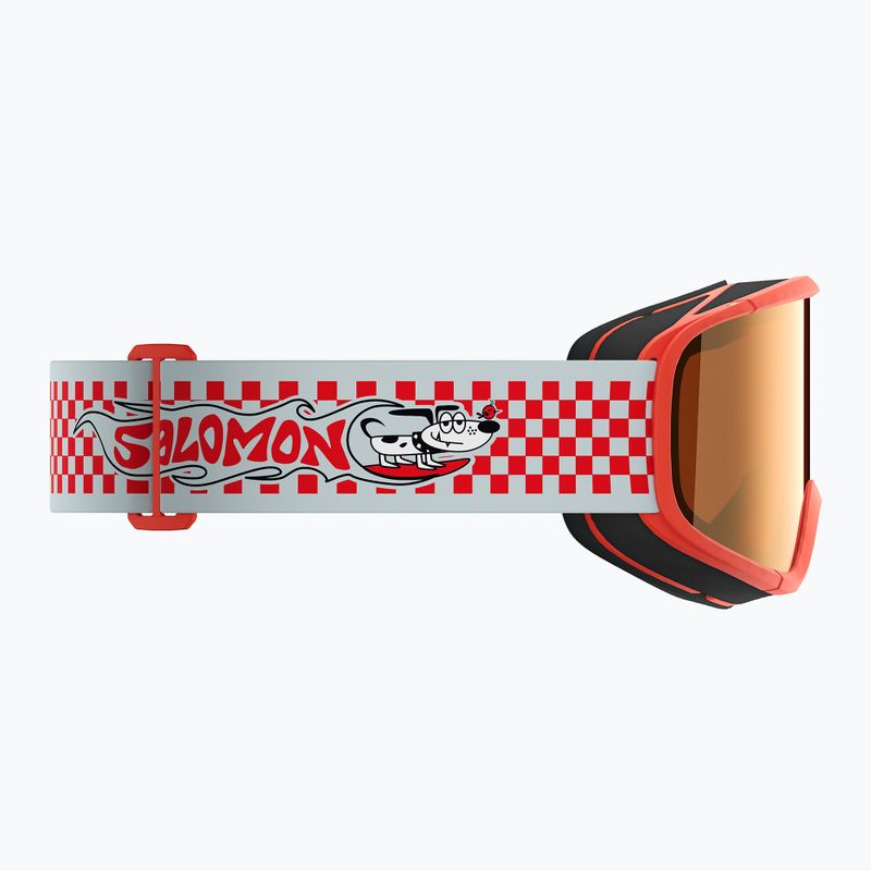 Maschera da sci per bambini Salomon Rio S2 cherry tomato/flash tonic orange 4