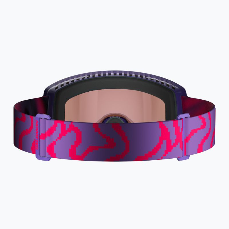 Maschera da sci Salomon Skarn Prime Sigma S2+S1 ultra violet/sigma copper/sigma clear pink 3