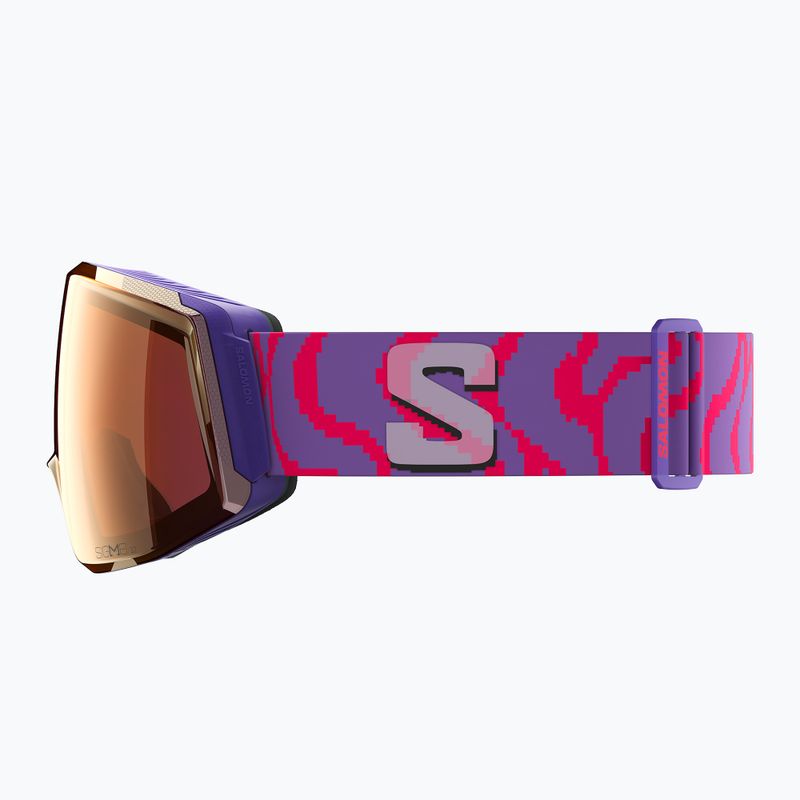 Maschera da sci Salomon Skarn Prime Sigma S2+S1 ultra violet/sigma copper/sigma clear pink 4