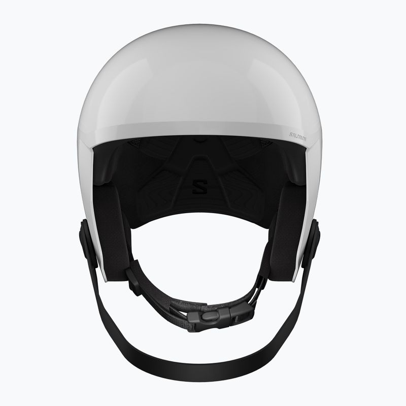 Casco da sci per bambini Salomon Equipe Fis + Chinguard Jr white/race blue 2