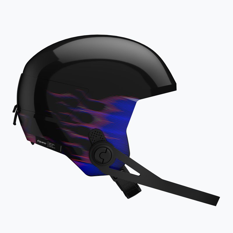 Casco da sci per bambini Salomon Equipe Fis + Chinguard Jr black/flames 3