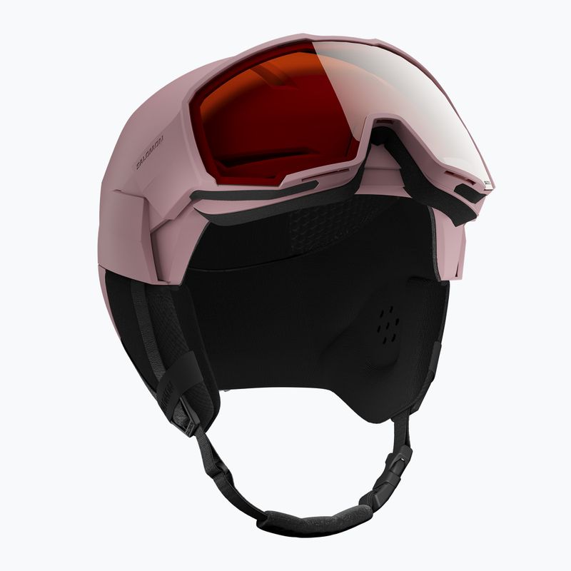 Casco da sci Salomon Osmo Dawn Pink/Flash Tonic/Orange 2
